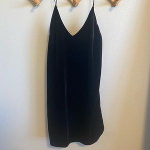 Velvet mini dress